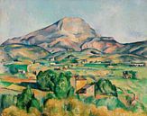 Der Berg Sainte-Victoire, Paul Cézanne (ca. 1892-1895) von Atelier Liesjes Miniaturansicht