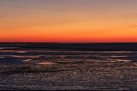 Zonsopkomst op de waddenzee van Patrick Verheij thumbnail