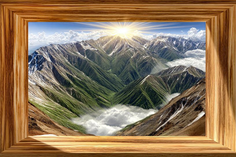 beautiful view of the mountains by Egon Zitter