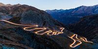 Tremolastrasse am Gotthardpass in der Schweiz von Werner Dieterich Miniaturansicht