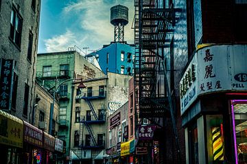 New Yorker Stadtrundgang Chinatown 09 von FotoDennis.com | Werk op de Muur
