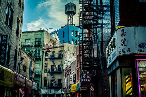New York City Foto op Canvas – Brooklyn Bridge Dumbo Wanddecoratie Chinatown