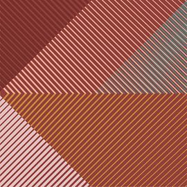 Warm Geometric Striped Forms by Marcio Pontes