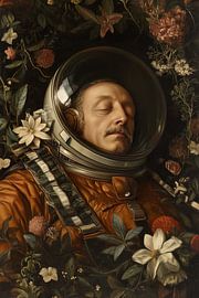 Sleeping Astronaut by Computer Dreams