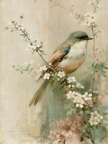 Un printemps tranquille au milieu des fleurs