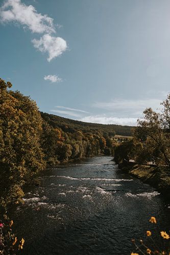 View of the waterfalls of Coo, Ardennes Wallonia, Belgium