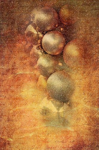 Goldene Weihnachtsdekoration