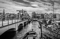 AMSTERDAM, Magere Brug | zwart-wit