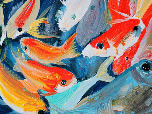 Danse des couleurs : Koi Symphony
