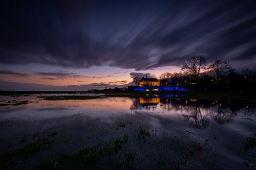 Schokland at night