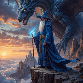 THALORVEX – Der Zauberer mit seinem gewaltigen Drachen von INFERAURUM