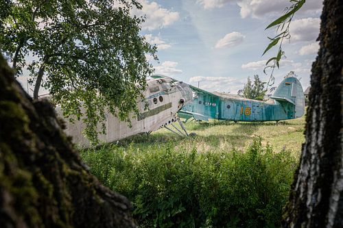 Verlaten Russische vliegtuigen