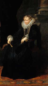 Portret van een Genovese dame, Anthony van Dyck