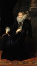 Portret van een Genovese dame, Anthony van Dyck van Meesterlijcke Meesters thumbnail
