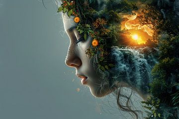 Natuur Droom Collage | Wereld van De Mooiste Kunst