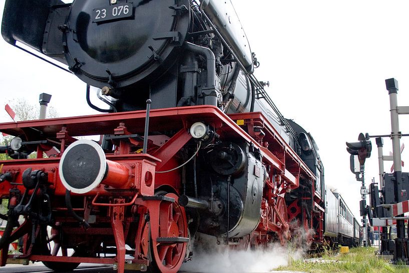 Stoomtrein locomotief 2 van Wybrich Warns