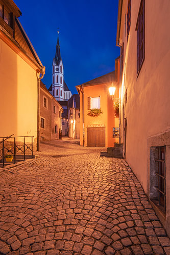 The Blue Hour in Český Krumlov