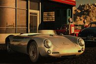 Porsche 550 at an old gas station by Art to make a house your home thumbnail