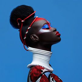 Woman - Futuristic elegance by Poster Art Shop