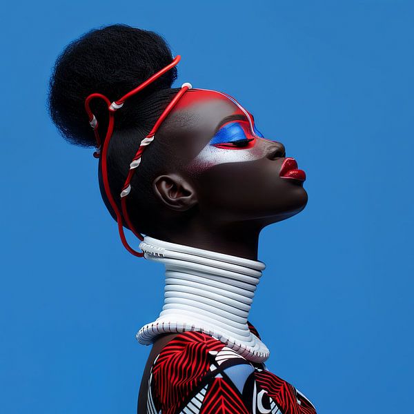 Vrouw - Futuristische elegantie van Poster Art Shop