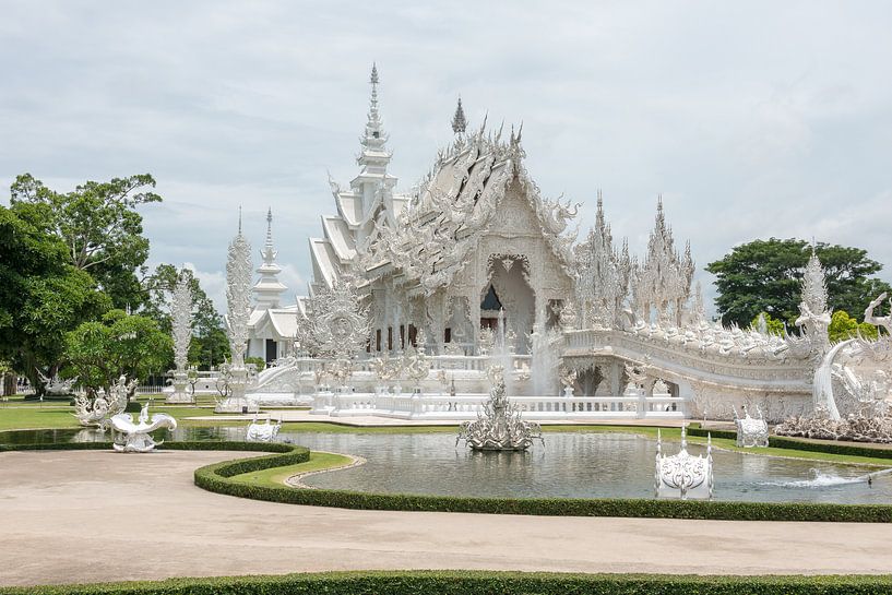 Weißer Tempel, Chiang Rai von Richard van der Woude