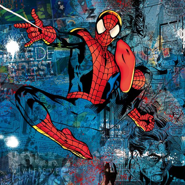 Spiderman von Rene Ladenius Digital Art