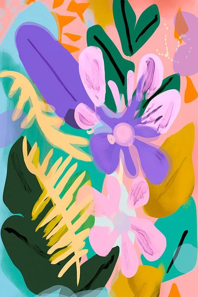 A Spring Flower Bouquet by Treechild