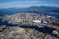 Vancouver vanuit de lucht