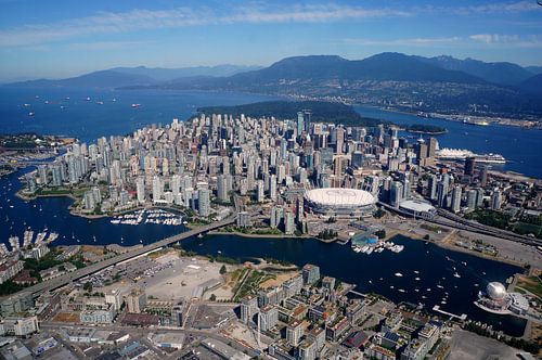 Vancouver aus der Luft