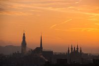Sunrise over the Leuven Skyline