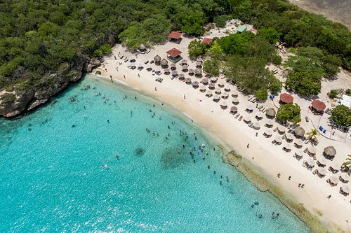 Curacao - Droneopname van Grote Knip