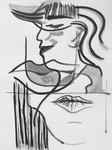 Face | Sketch by Henriëtte Mosselman