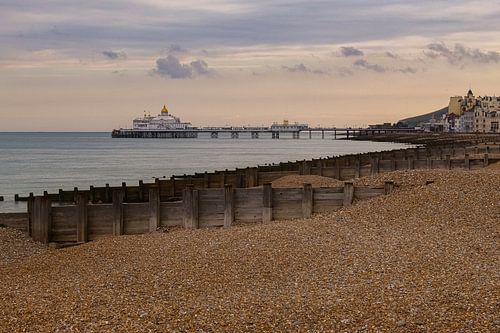 stenen strand in Engeland