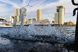 Departure of ms Rotterdam VII to New York by Fons Simons