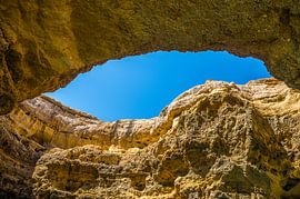 The Blue Eye of Benagil – Algarve by Jasper Los