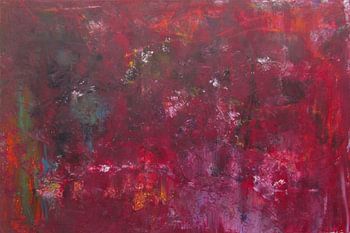 Art abstrait - Rouge rouille