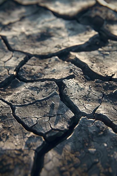 Zerklüftete Landschaft, Vogelperspektive von fernlichtsicht