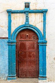 blaues Portal in Rabat von Dieter Walther