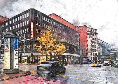 Manchester aquarelkunst #Manchester