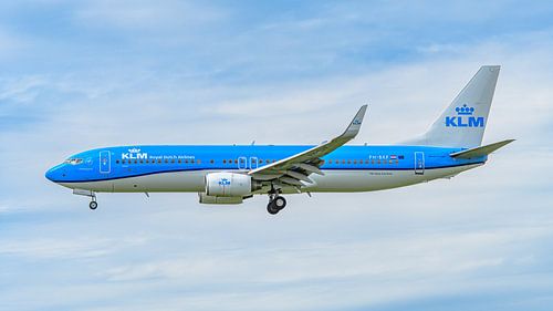 KLM Boeing 737-800 passagiersvliegtuig.