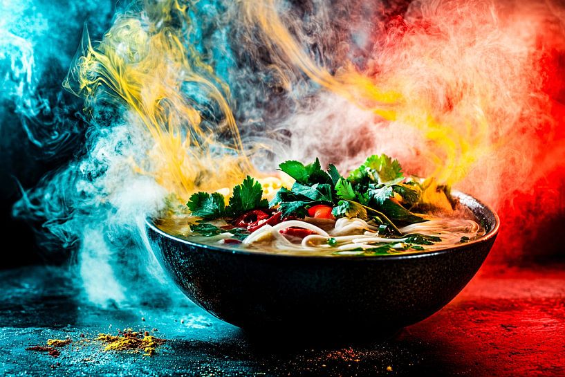 Dampende kom met verse kruiden van Imperial Art House