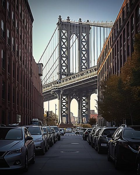 Architectuur in New York van fernlichtsicht