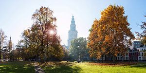 Martinitoren in de Herfst (panorama) van Volt