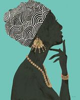 Graceful Majestät I Turquoise Crop, Emily Adams