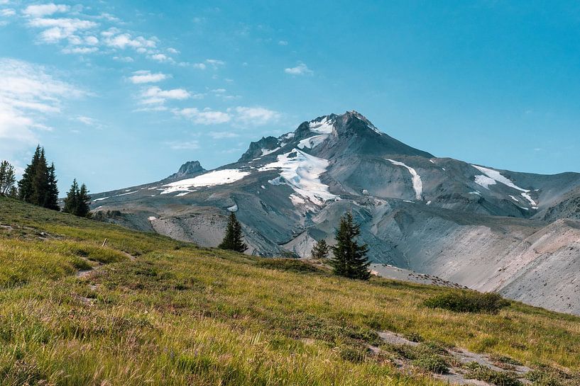 Mt. Hood Übersicht mit Farbkontrast von Marc van den Elzen