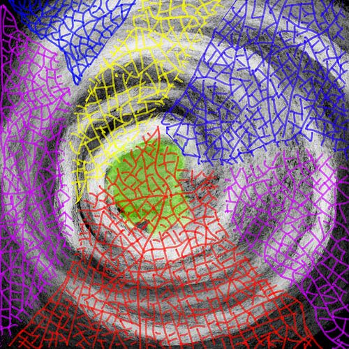 Sturm des Mosaiks von Neval's place