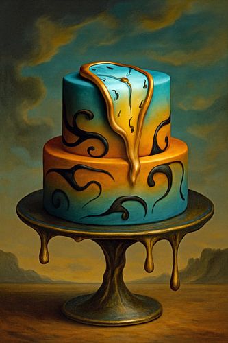 Melting Moments - A Dali - Inspired Cake by Moonheart Artworks