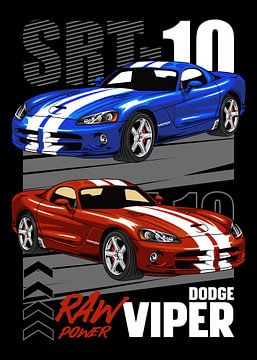 Dodge Viper SRT-10 Muscle Car von Adam Khabibi