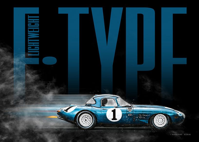 Jaguar E.Type Lightweight by Theodor Decker