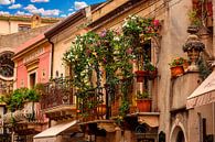 The Sicilian balcony von Costas Ganasos Miniaturansicht